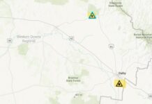 Grass fire fells powerlines near Dalby, backup called for second blaze near Chinchilla