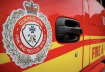 Rubbish fire sparks smoke warning at Kogan