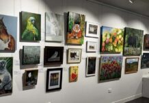 Melons on show in art exhibition