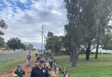 Bell community walks together
