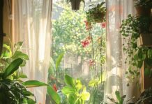 A garden on a tabletop