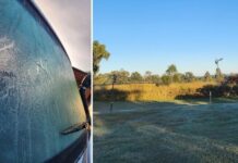 Plummeting temperatures bring frosty mornings