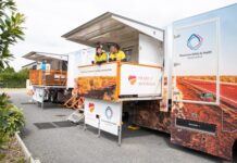 The HEART5 Mobile Health Unit heading to SouthWest Queensland