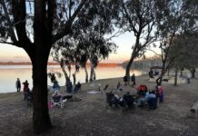 Campoven by the lake