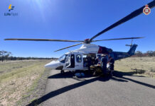 LifeFlight airlifts man after fall from truck