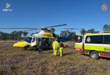 LifeFlight airlifts injured man after fall