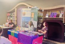 Chatting with local authors