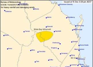 Severe thunder storm warning